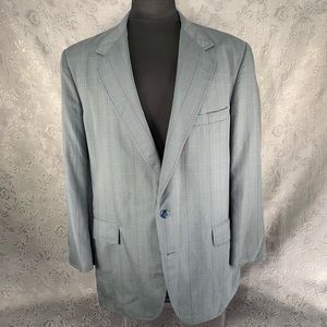 LL BEAN Two Button Plaid & Houndstooth Sport Coat